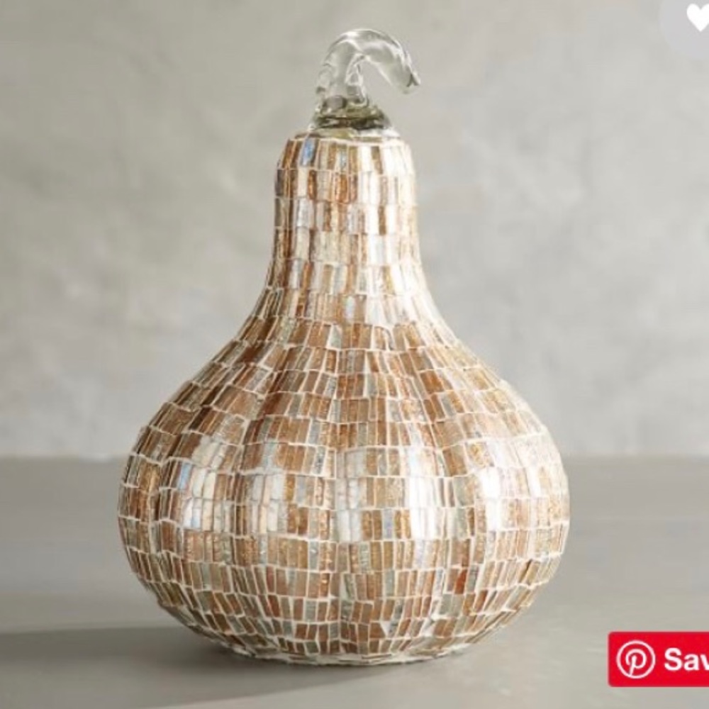Pottery Barn Gold Gourd